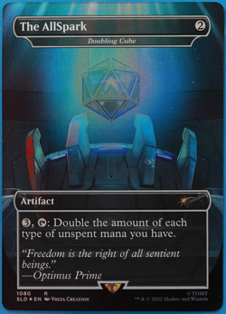 The AllSpark Doubling Cube (Secret Lair Promo) FOIL NM MTG MAGIC CARD (502021) - Image 1