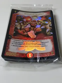 Duel Masters TCG Promo Card Cello Pack 16 Armored Groblav 2004 WOTC Foil Sealed - Image 2
