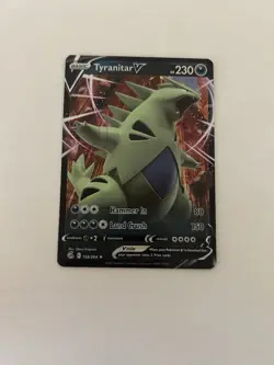 Pokemon Tyranitar v Lot of 4 Collectible Cards - Image 3