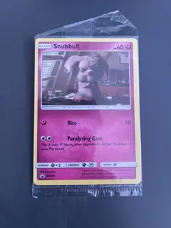 Pokemon Card Snubbull SM200 Detective Pikachu Black Star Promo Holo Sealed NM - Image 1