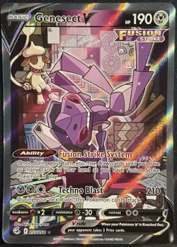 Genesect V 255/264 - Fusion Strike Alternate Art Ultra Rare Pokemon TCG- NM Card - Image 1