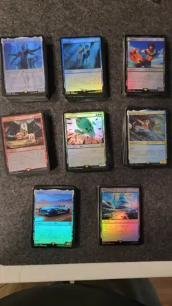 Lot of Japanese Foil Final Fantasy x Magic: The Gathering Cards - Starter Bundle - Image 1
