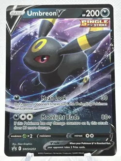 Umbreon V SWSH203 Pokemon Sword & Shield PROMO Trading Card TCG 2022 - Image 1