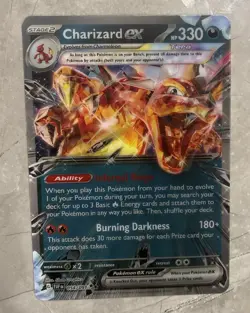 Pokemon Charizard EX 196 Promo Oversize/Jumbo Card pokemon card - Image 1