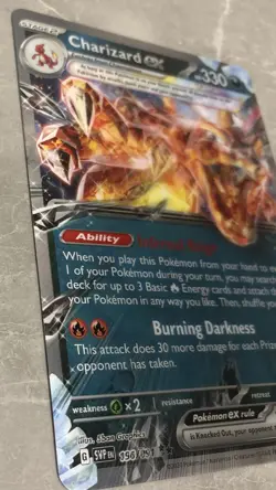 Pokemon Charizard EX 196 Promo Oversize/Jumbo Card pokemon card - Image 3