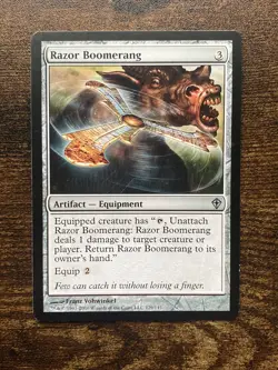Razor Boomerang (129) Worldwake MTG Magic The Gathering D9513* - Image 1