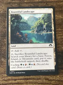 Bountiful Landscape 0217 Modern Horizons 3 MH3 MTG Magic The Gathering S2412* - Image 1