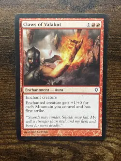 Claws of Valakut 75/145 Worldwake MTG Magic The Gathering D9514* - Image 1