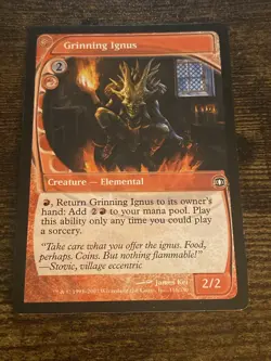 Grinning Ignus 116/180 Future Sight MTG Magic The Gathering L9539* - Image 1
