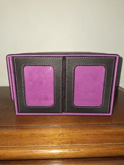 DECK BOX- Kabinka 5 in 1 commander deck box- Black and Purple- MTG- POKEMON - Image 3