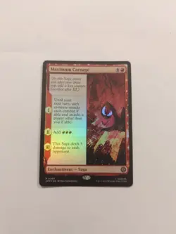 Maximum Carnage *FOIL* Marvel's Spider-Man NM MTG - Image 1