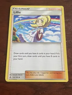 Pokemon TCG Lillie Sun & Moon Ultra Prism 125/156 Uncommon B7551* - Image 1