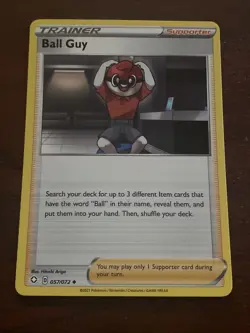 Pokemon TCG Ball Guy Shining Fates 057/072 Uncommon B7564* - Image 1