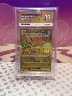 Pokemon TCG: Pikachu EX 236/187 - Terastal Festival UR ACE 10 Gem Mint - Image 1