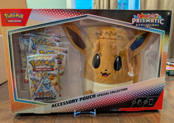 Pokemon TCG Prismatic Evolutions Eevee Accessory Pouch Special Collection Sealed - Image 1