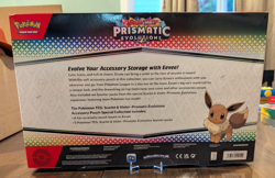 Pokemon TCG Prismatic Evolutions Eevee Accessory Pouch Special Collection Sealed - Image 2