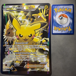 Pikachu EX XY124 XXL Pokemon Karte - Deutsch - Image 1
