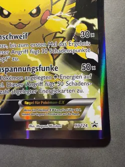 Pikachu EX XY124 XXL Pokemon Karte - Deutsch - Image 5