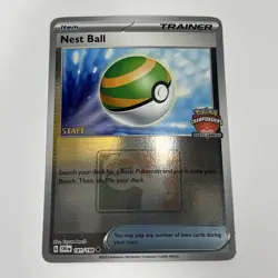 Pokemon TCG: Nest Ball STAFF Stamped Promo International Championships NAIC 2023 - Image 1