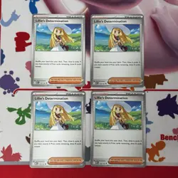 Pokemon - Mega Evolution (MEG EN) Lillie's Determination - 119/132 4x Playset NM - Image 1