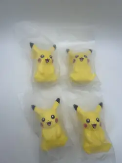 Squishy Pikachu Pokemon Toy Paldea Adventure Chest Promo Set - Lot of 4 - Image 1