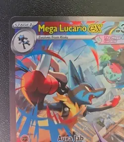 Pokemon Mega Evolutions Mega Lucario Ex SIR 179/132 NM/M Pack Fresh - Image 3