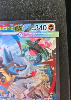 Pokemon Mega Evolutions Mega Lucario Ex SIR 179/132 NM/M Pack Fresh - Image 4