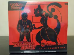 Pokemon Destined Rivals Pokemon Center ETB Elite Trainer Box - NEW SEALED - Image 1