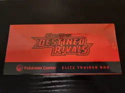 Pokemon Destined Rivals Pokemon Center ETB Elite Trainer Box - NEW SEALED - Image 2