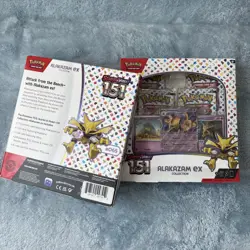 Pokemon TCG Scarlet and Violet - 151 Alakazam ex Collection Box - 4 Packs x2 - Image 2