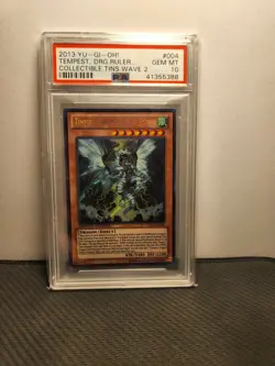 YUGIOH NA Tempest, Dragon Ruler of Storms #EN004 PSA10 GEM MINT - Image 1
