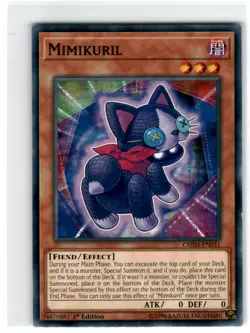 Yu-Gi-Oh! Mimikuril Common CHIM-EN031 Lightly Played 1st Edition - Image 1