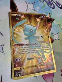 Pokemon TCG Celebrations Golden Mew 25/25 Gold Card Ultra Rare NM - Image 2