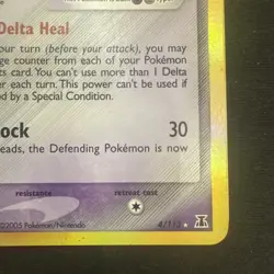 Pokemon Card - Espeon Delta Species 4/113 Reverse Holo Rare Stamped - Image 4
