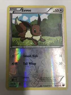 Pokemon TCG Eevee 84/108 Reverse Holo Dark Explorers Pokemon Card LP - TCCCX - Image 2
