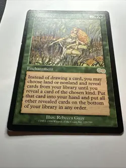 Abundance Urza's Saga Regular 1998 Magic: The Gathering Card LP - Image 3