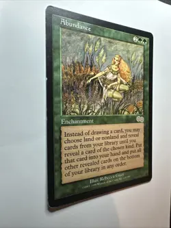 Abundance Urza's Saga Regular 1998 Magic: The Gathering Card LP - Image 4