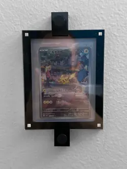 Top Loader UV Resistant Magnetic Display Case W/ Wall Mounts Pokemon Card Game - Image 1
