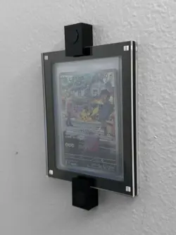 Top Loader UV Resistant Magnetic Display Case W/ Wall Mounts Pokemon Card Game - Image 3