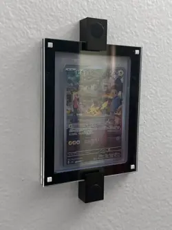 Top Loader UV Resistant Magnetic Display Case W/ Wall Mounts Pokemon Card Game - Image 4