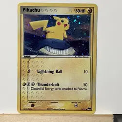 Pikachu 2007 POP Series 5 Holo 12/17 Inverted Back Error Pokemon Card - Image 1