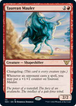 Taurean Mauler Kamigawa: Neon Dynasty Commander HEAVILY PLD Rare CARD ABUGames - Image 1
