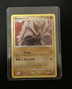 2009 Pokemon TCG Card 2009 Supreme Victors - Rhyhorn 122/147 - Image 2