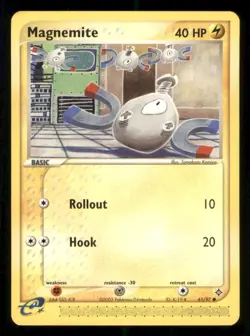 Magnemite 61/97 LP - EX Dragon Pokemon Card - Tomokazu Komiya Art NM - Image 1