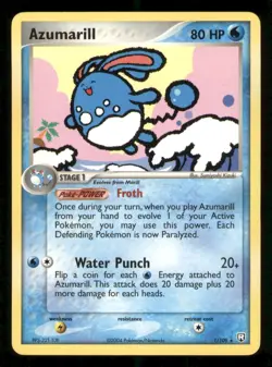 Azumarill - 1/109 - Rare Team Rocket Returns Pokemon TCG Card - LP/MP - Image 1