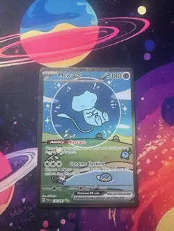 Pokemon TCG Mew EX 232/091 Sv: Paldean Fates Special Illustration Rare Card - Image 1