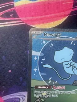 Pokemon TCG Mew EX 232/091 Sv: Paldean Fates Special Illustration Rare Card - Image 5