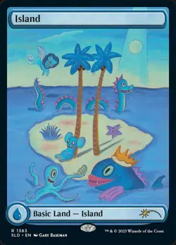 [1x] Island (1383) - Foil - Near Mint, English - Secret Lair MTG Magic - Image 1