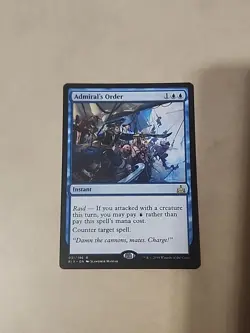 MTG Admiral’s Order - Rivals of Ixalan 031/196 Rare Instant Magic the Gathering - Image 1
