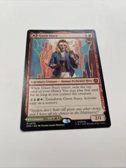 Gwen Stacy Ghost-Spider Marvel's Spider-Man Regular MTG NM IN HAND SHIPS TODAY - Image 1